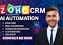 set up zoho CRM ai automation integration zoho CRM email campaign setup